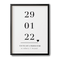 Personalized Date Poster