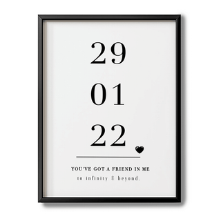 Personalized Date Poster