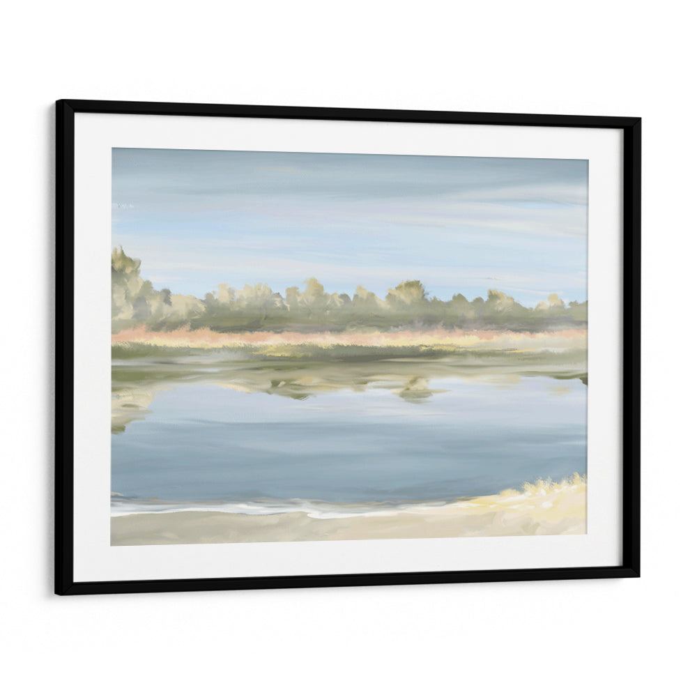 Waters Edge – Minimal Landscape Poster for Room Decor - XS / Matte Paper / Rolled Art - Nook At You