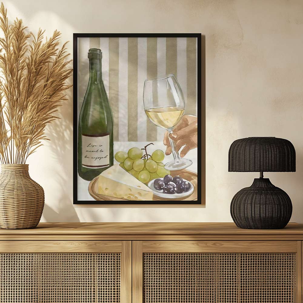 Life is meant to be enjoyed - XS / Matte Paper / Rolled Art - Nook At You