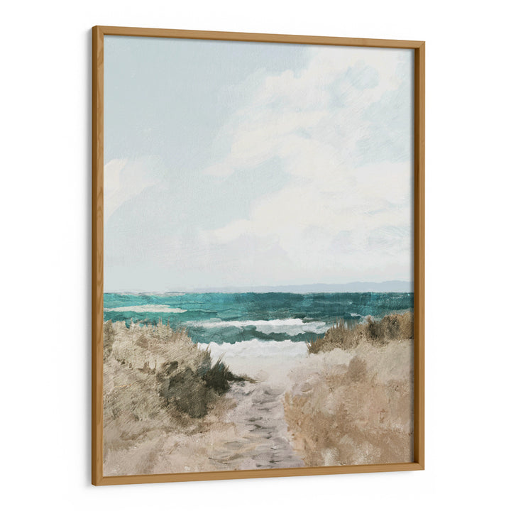 Beach Path Nature Canvas Paintings