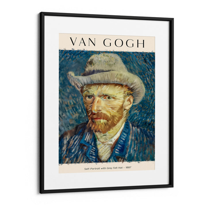 Van Gogh Self - Portrait with Grey Felt Hat - 1887