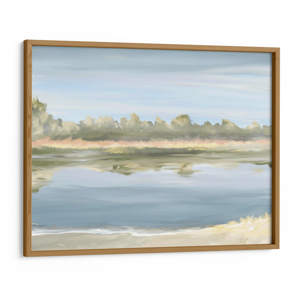 Waters Edge – Minimal Landscape Poster for Room Decor - XS / Matte Paper / Rolled Art - Nook At You