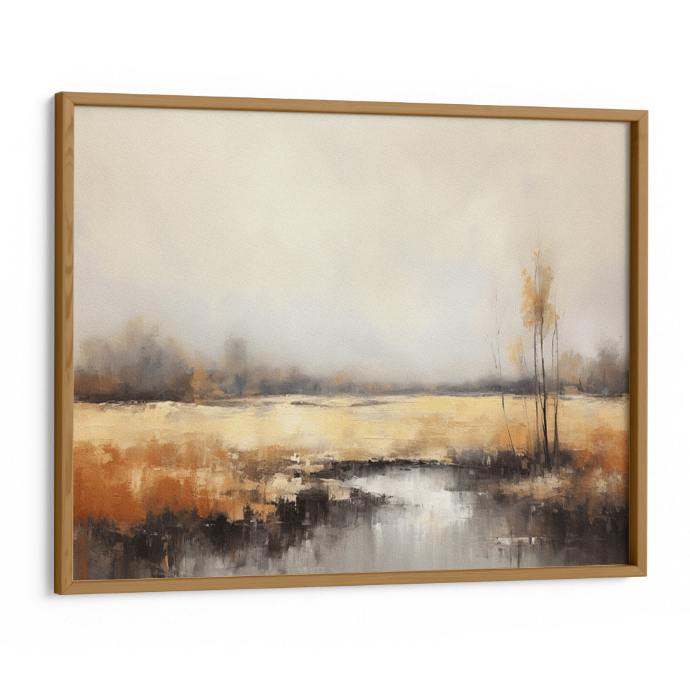 Golden Silence 1 Landscape Canvas Print - XS / Matte Paper / Rolled Art - Nook At You