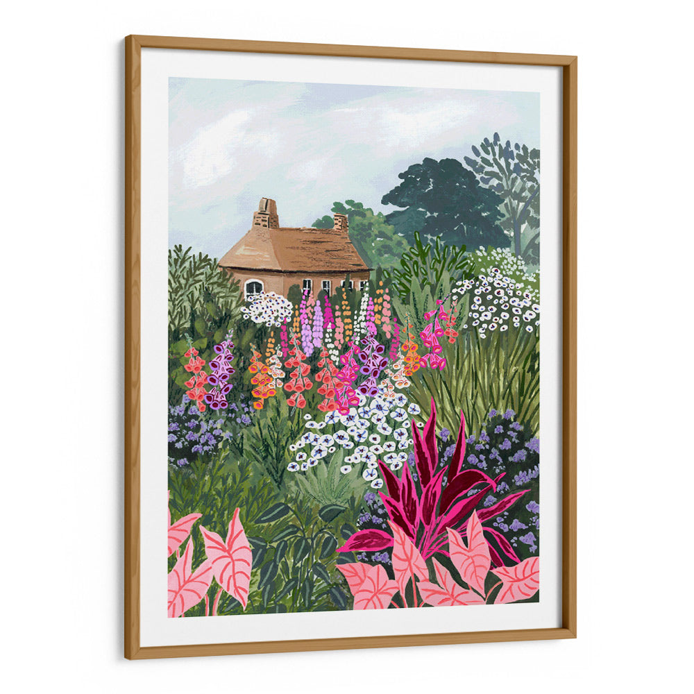 Lush Garden Landscape Wall Art - XS / Matte Paper / Rolled Art - Nook At You