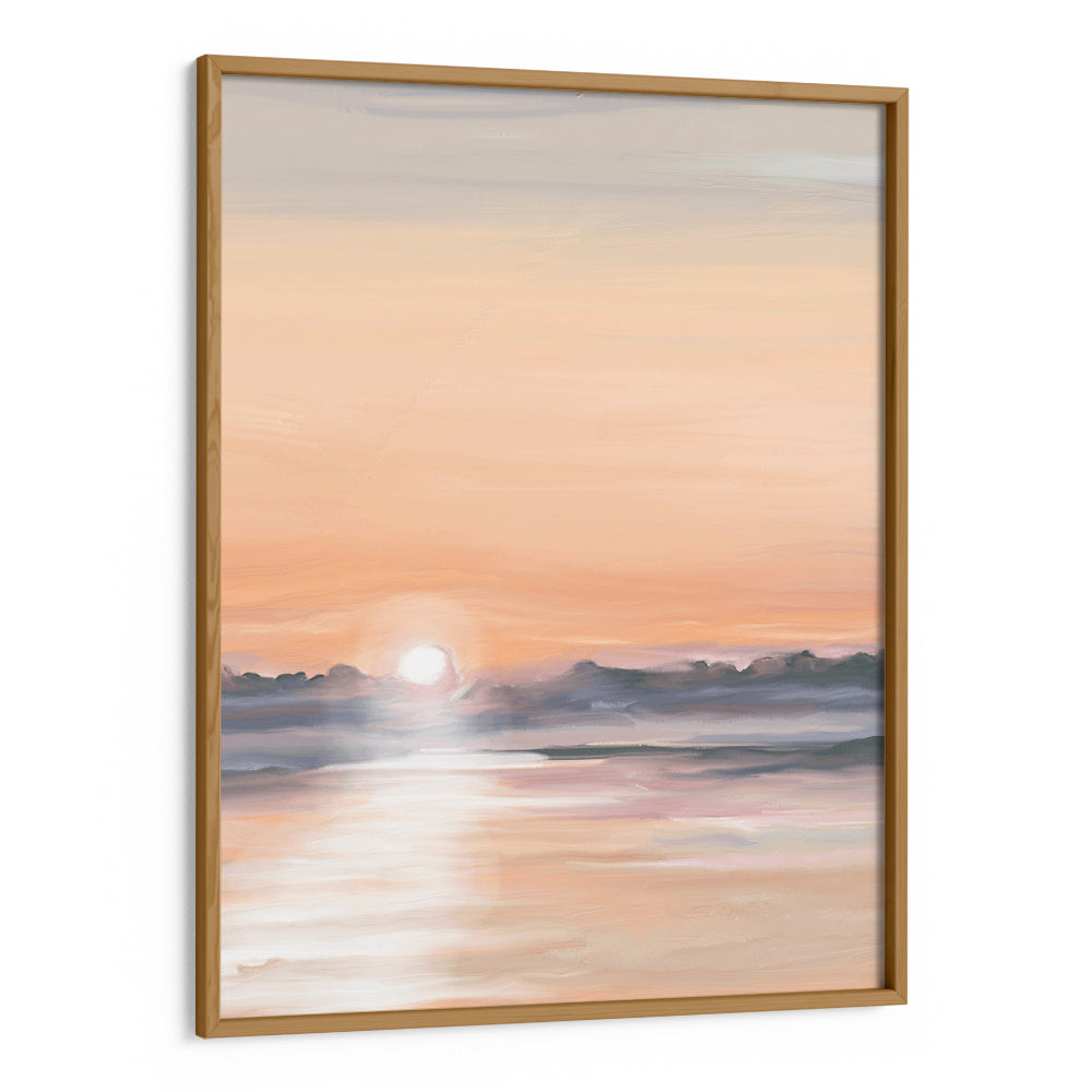 Satin Skies Landscape Painting for Living Room - XS / Matte Paper / Rolled Art - Nook At You