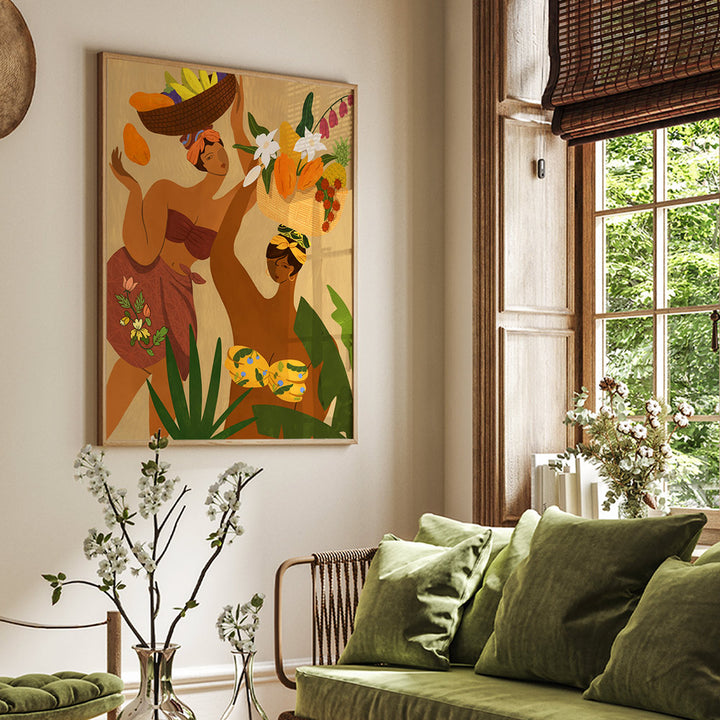 Opps Papaya Bohemian Artwork