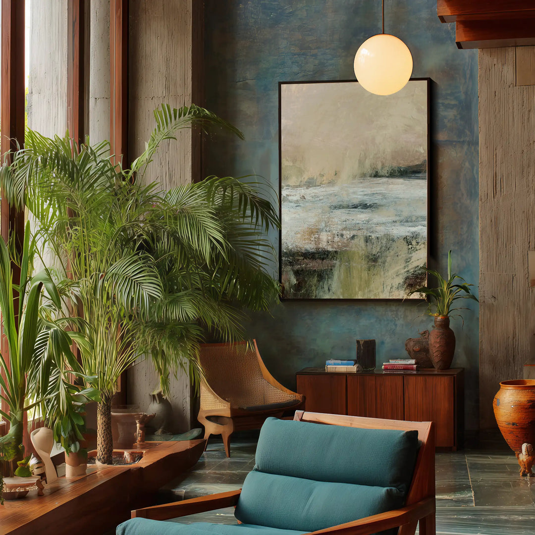 Langstone Abstract Wall Art - XS / Matte Paper / Rolled Art - Nook At You