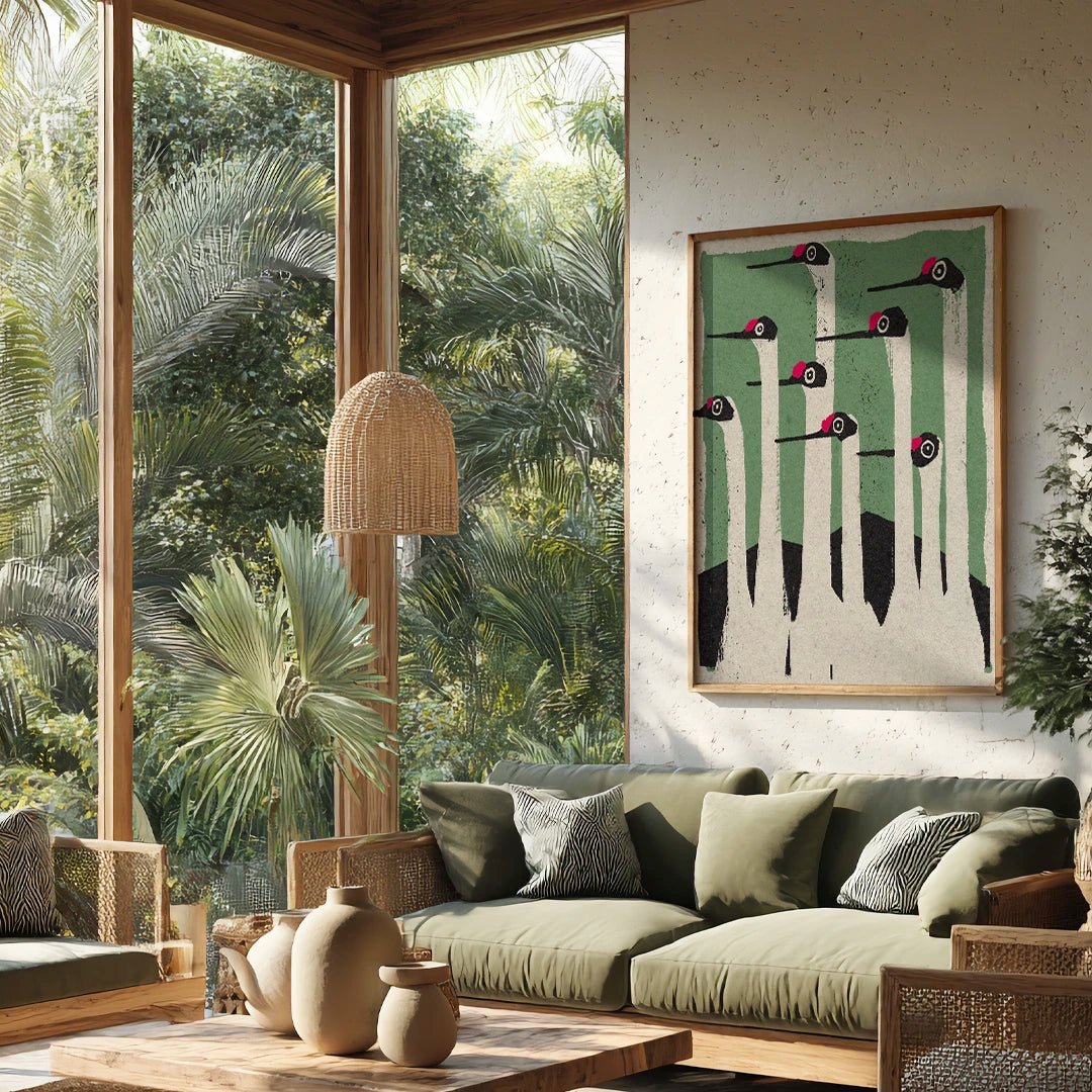 The Flock Wall Art Print - XS / Matte Paper / Rolled Art - Nook At You