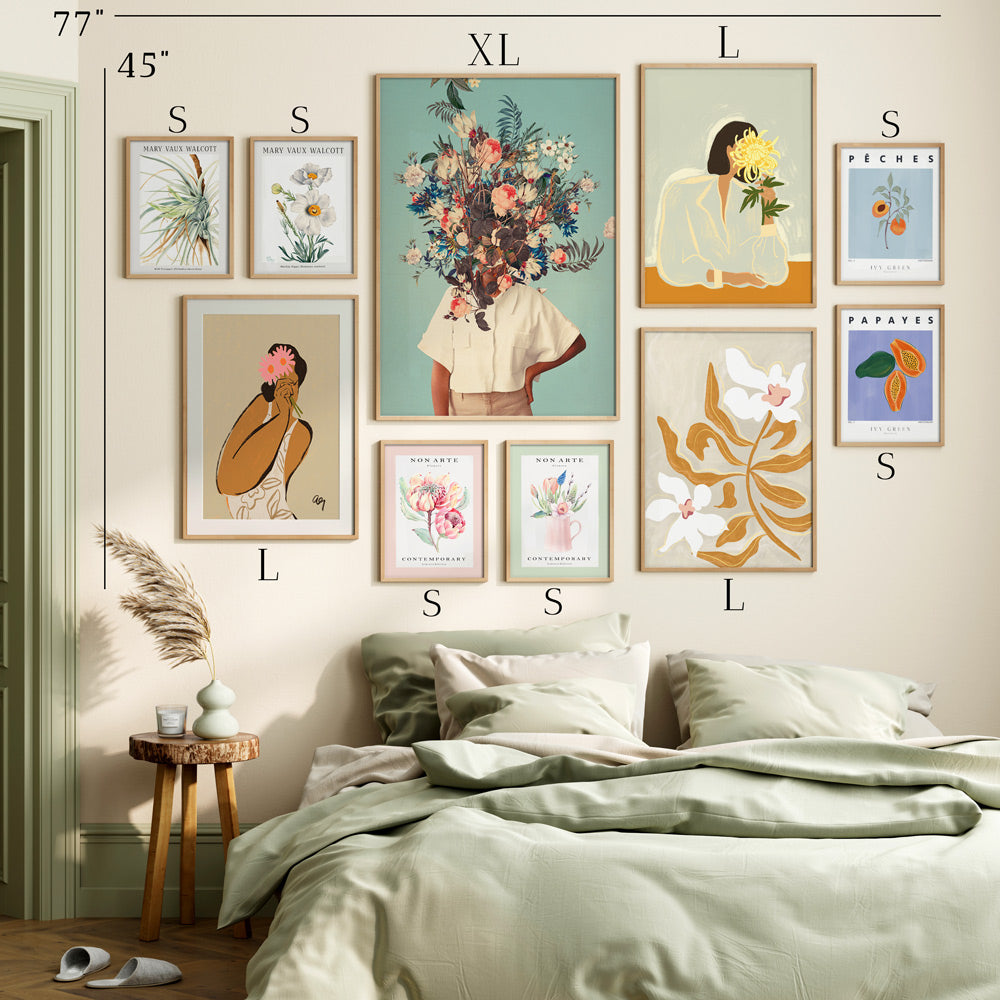 Floral Fusion Gallery Wall Set of 10