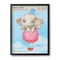 Personalized Birth Poster - Baby Elephant