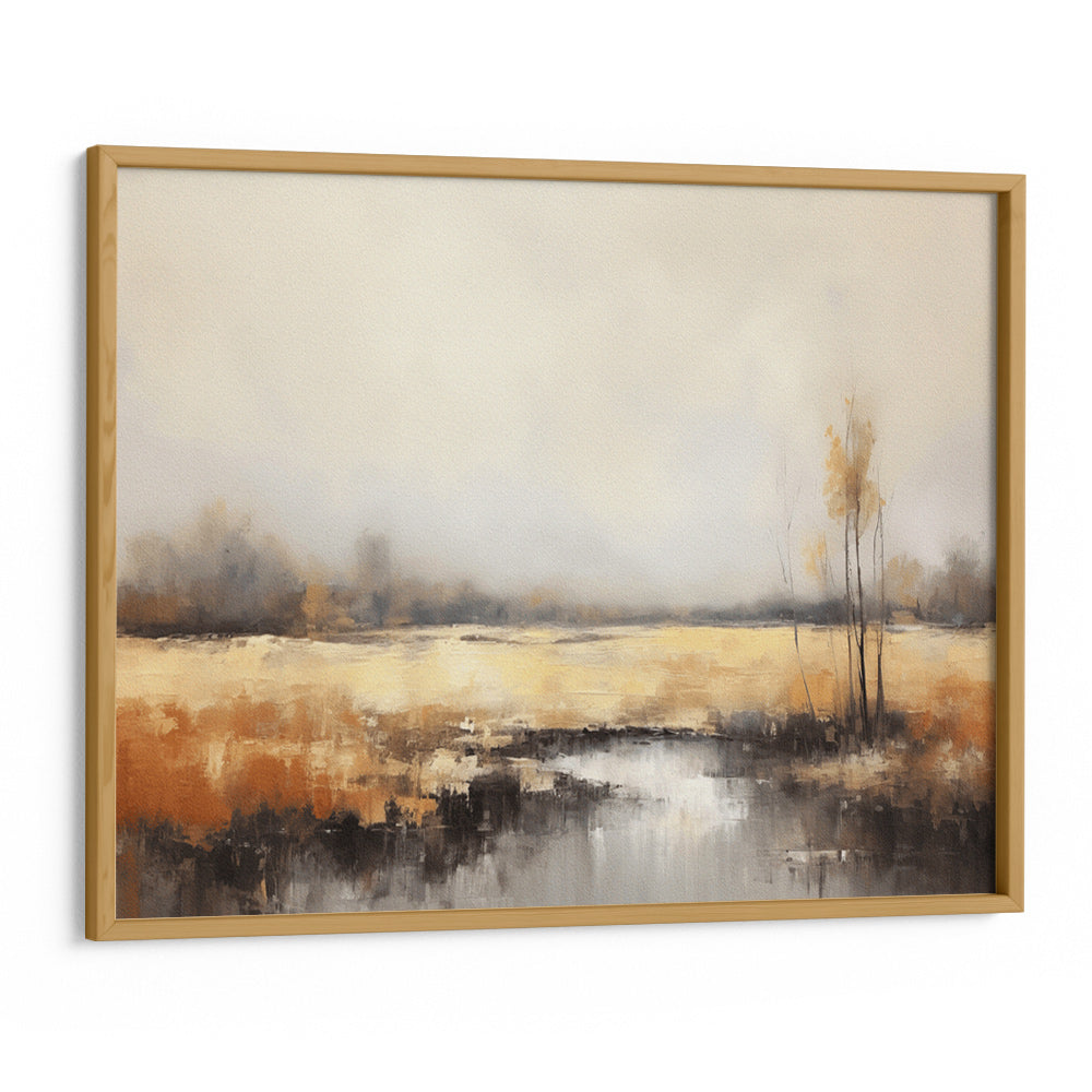 Golden Silence 1 Landscape Canvas Print - XS / Matte Paper / Rolled Art - Nook At You