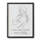 Personalized Line Art - Birth Poster