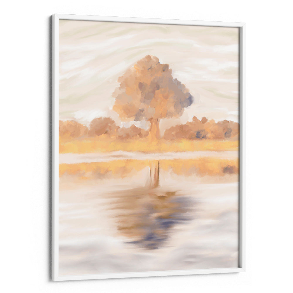 Sovereign Reflections of the Jackalberry Tree Landscape Canvas Print - XS / Matte Paper / Rolled Art - Nook At You