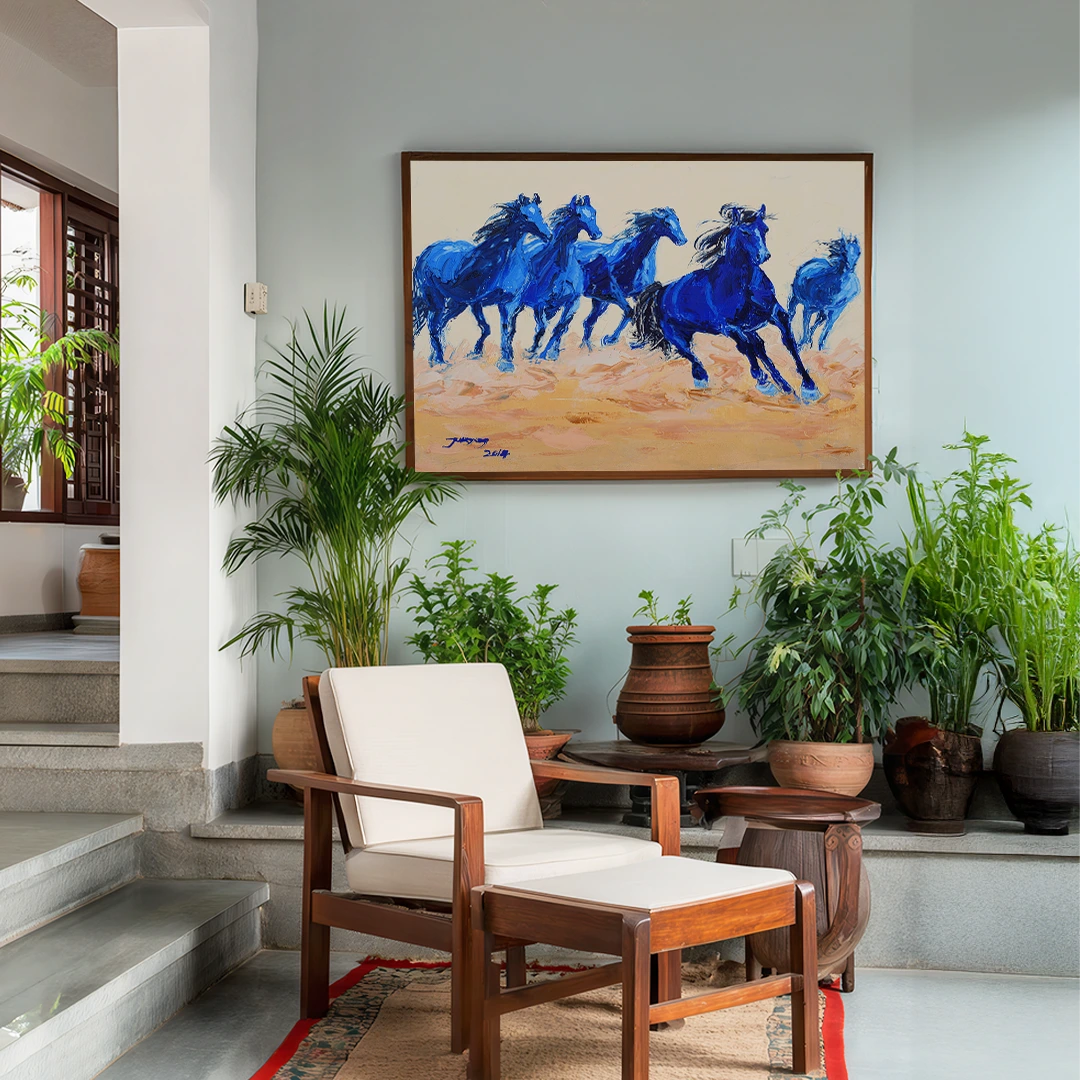 Horse 2 Canvas Painting - XS / Matte Paper / Rolled Art - Nook At You
