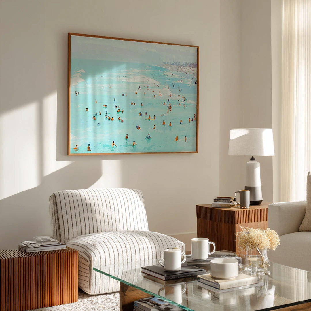 Sea air abstract wall art