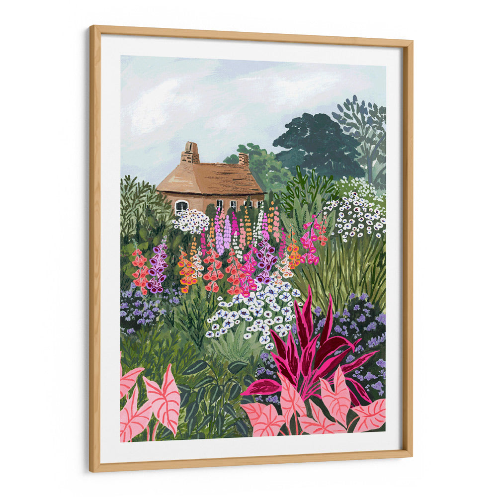 Lush Garden Landscape Wall Art - XS / Matte Paper / Rolled Art - Nook At You