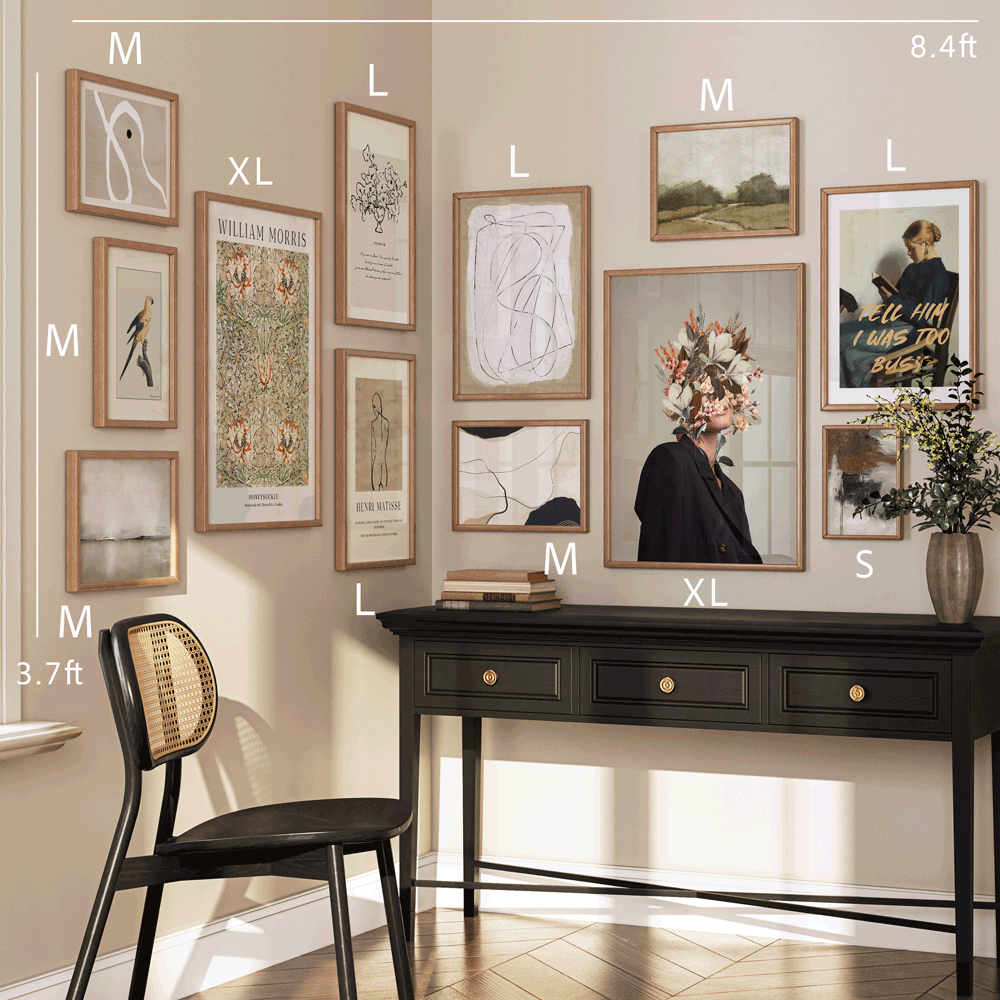 The Atelier Gallery Wall Set Of 12