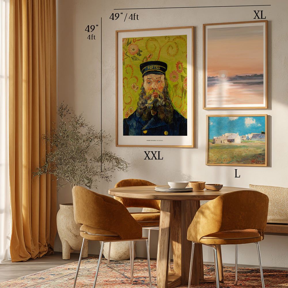 Echoes of Arles Gallery Wall Set Of 3 - 49Wx49H / Matte Paper / Rolled Art - Nook At You