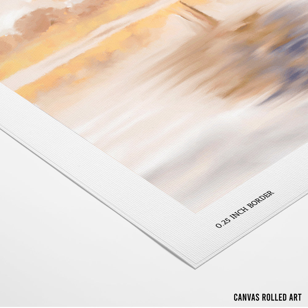 Sovereign Reflections of the Jackalberry Tree Landscape Canvas Print - XS / Matte Paper / Rolled Art - Nook At You
