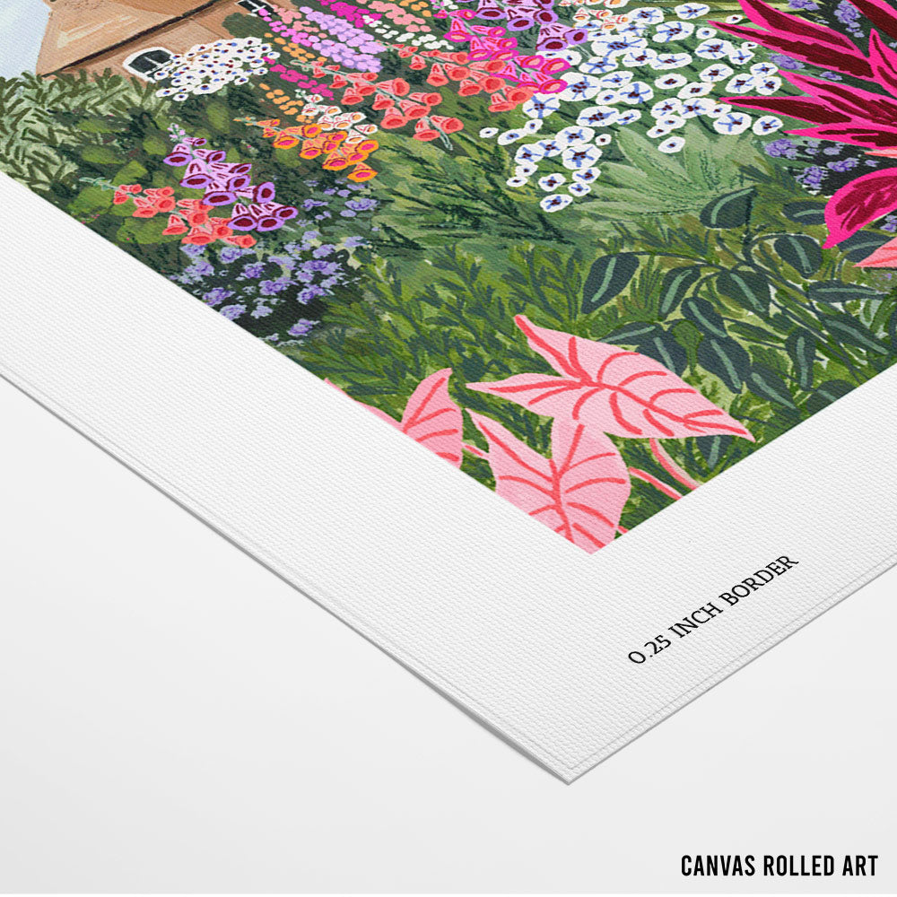 Lush Garden Landscape Wall Art - XS / Matte Paper / Rolled Art - Nook At You