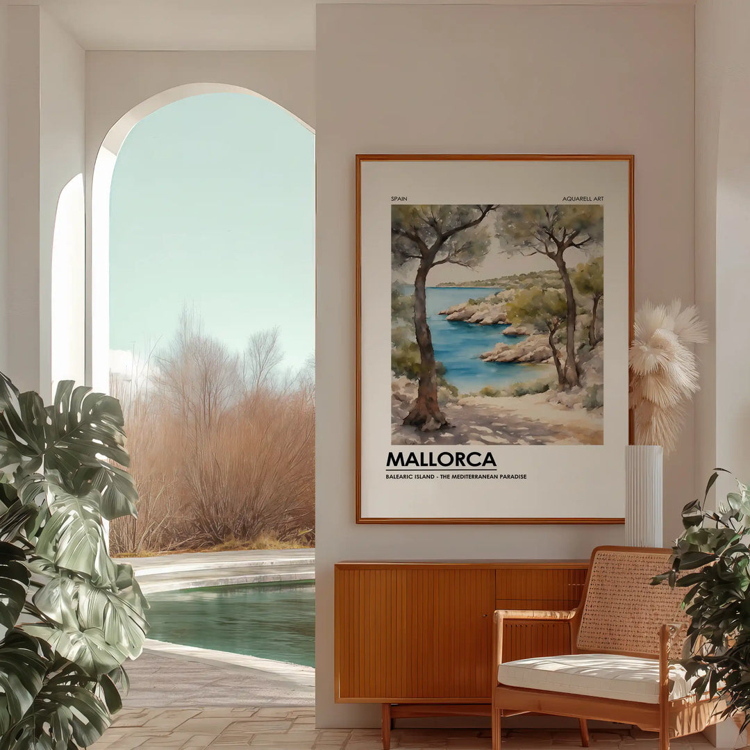 Mallorca Coastal Landscape Wall Art - XS / Matte Paper / Rolled Art - Nook At You