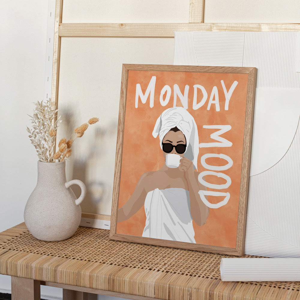 Monday Mood - XS / Matte Paper / Rolled Art - Nook At You