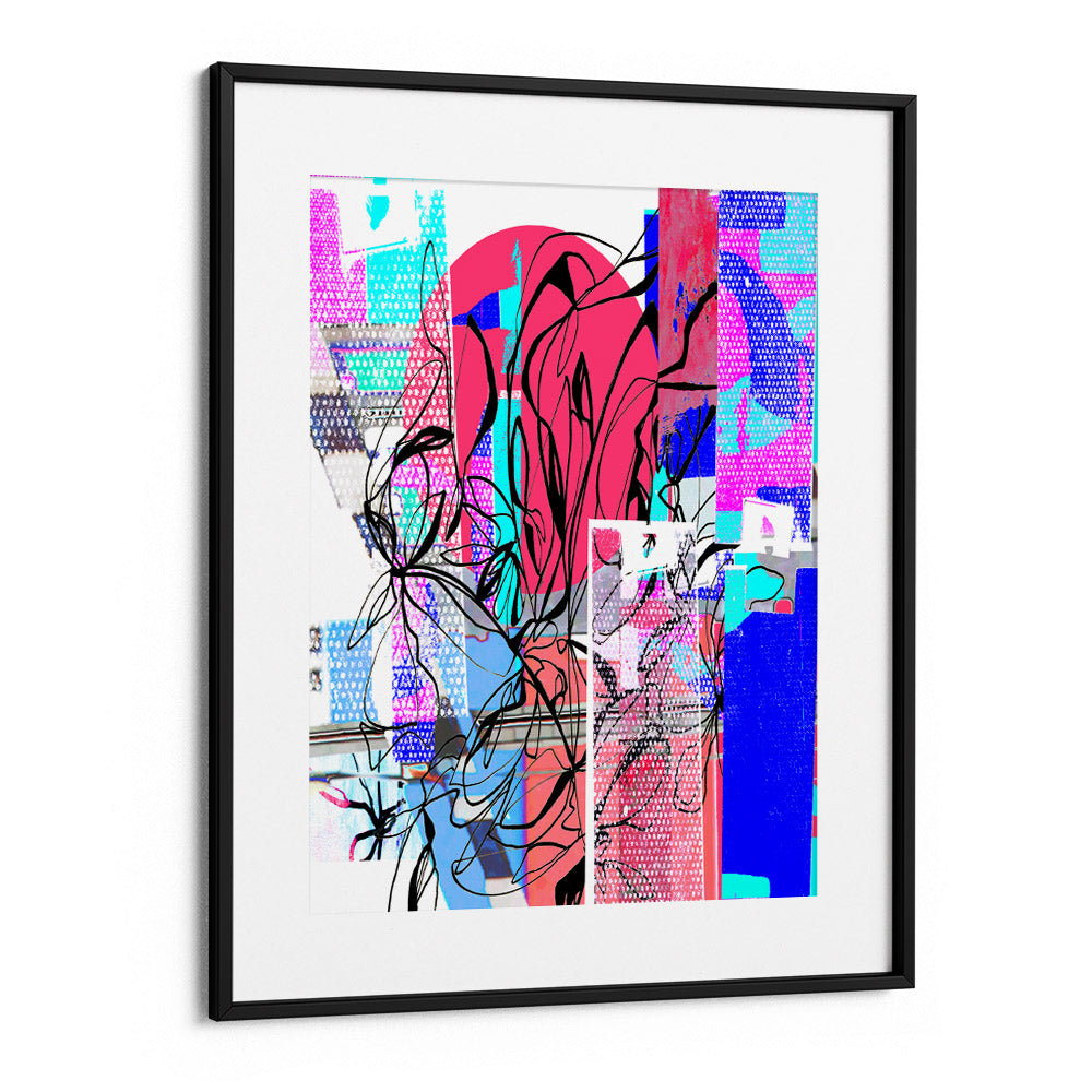 Fragmented Bloom Abstract Painting - XS / Matte Paper / Rolled Art - Nook At You