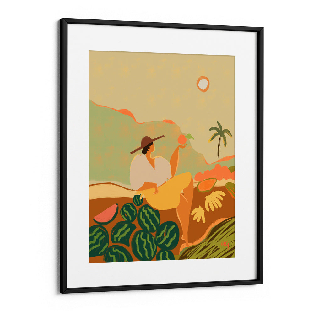 Farmer Guava Boho Art Print - XS / Matte Paper / Rolled Art - Nook At You