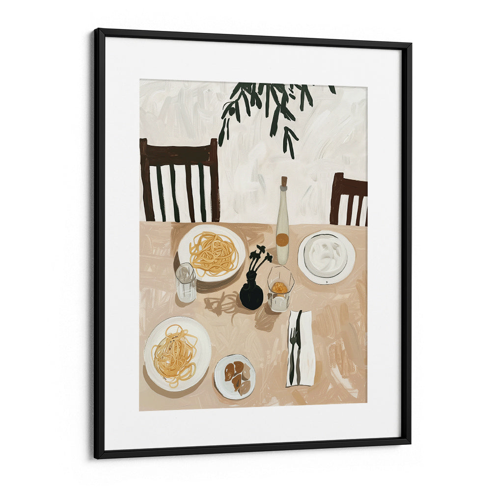 Pasta for Two Art Print - XS / Matte Paper / Rolled Art - Nook At You