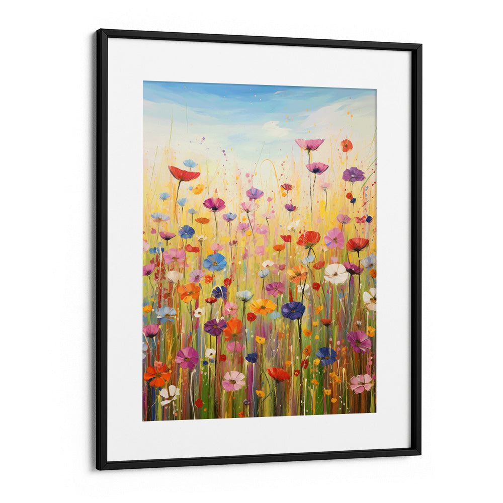 Wildflower Meadow Abstract Painting - XS / Matte Paper / Rolled Art - Nook At You
