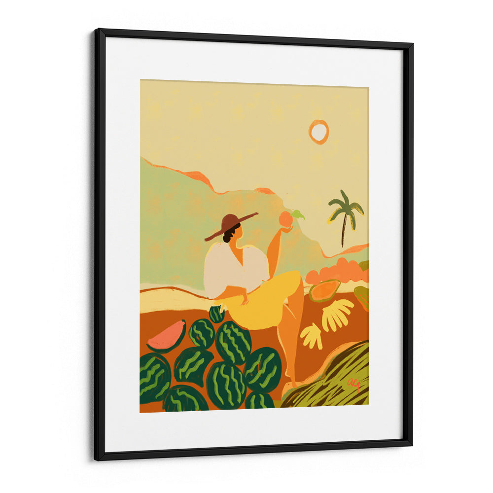 Farmer Guava Boho Art Print - XS / Matte Paper / Rolled Art - Nook At You