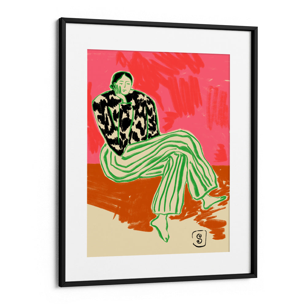 Calm Woman Bohemian Artwork - XS / Matte Paper / Rolled Art - Nook At You