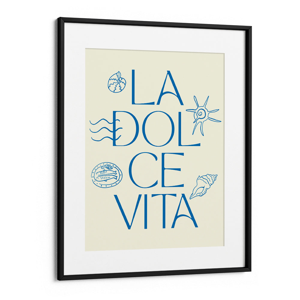 La Dolce Vita Blue Canvas Prints - XS / Matte Paper / Rolled Art - Nook At You