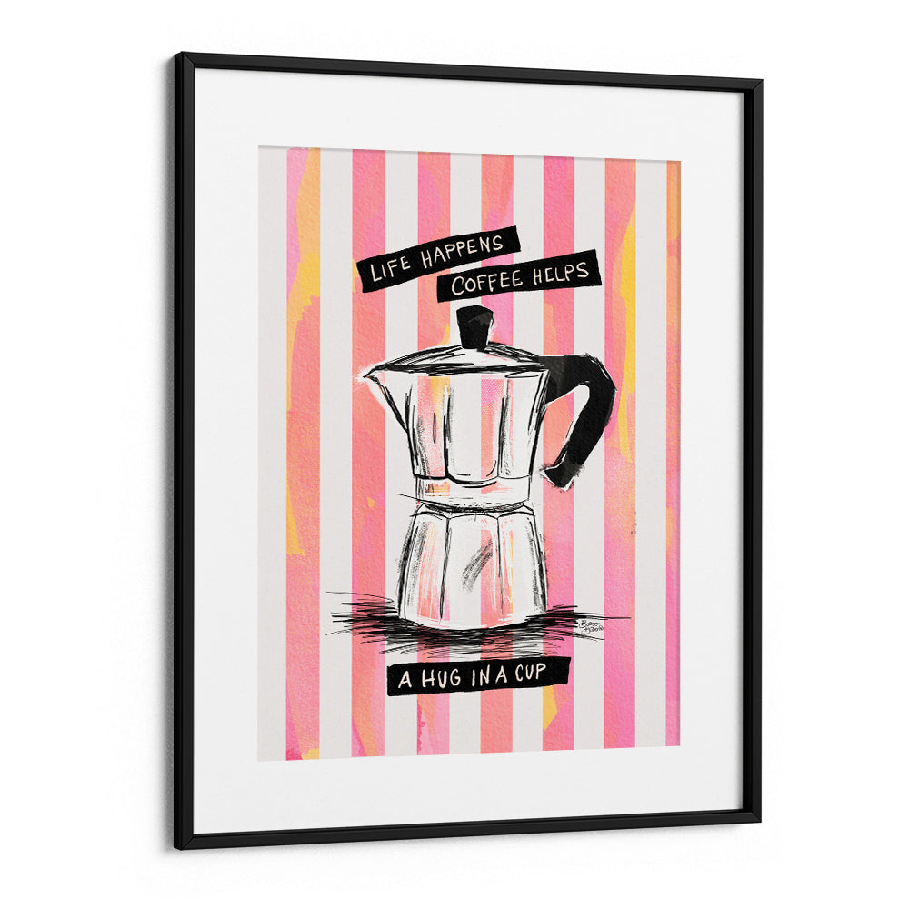 Hug in a Cup Canvas Print - XS / Matte Paper / Rolled Art - Nook At You