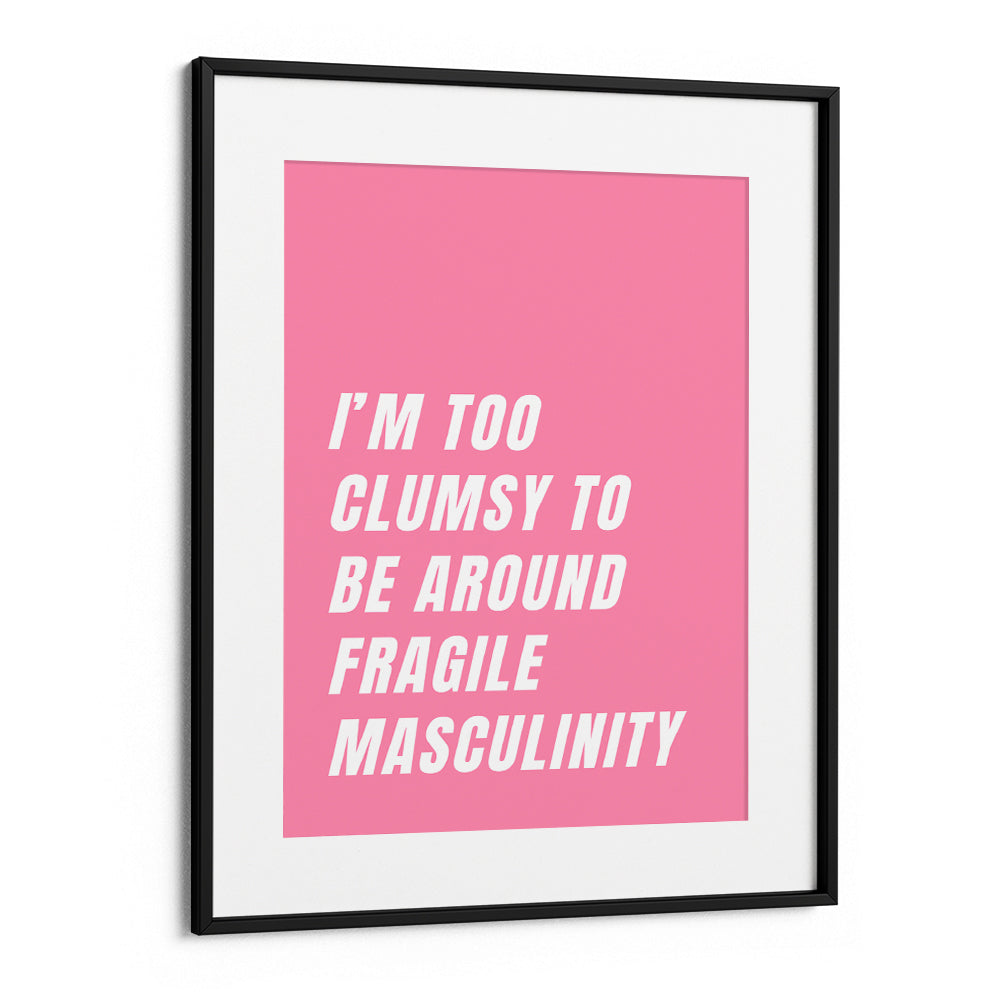 Clumsy Meets Fragility Wall Art Print - XS / Matte Paper / Rolled Art - Nook At You