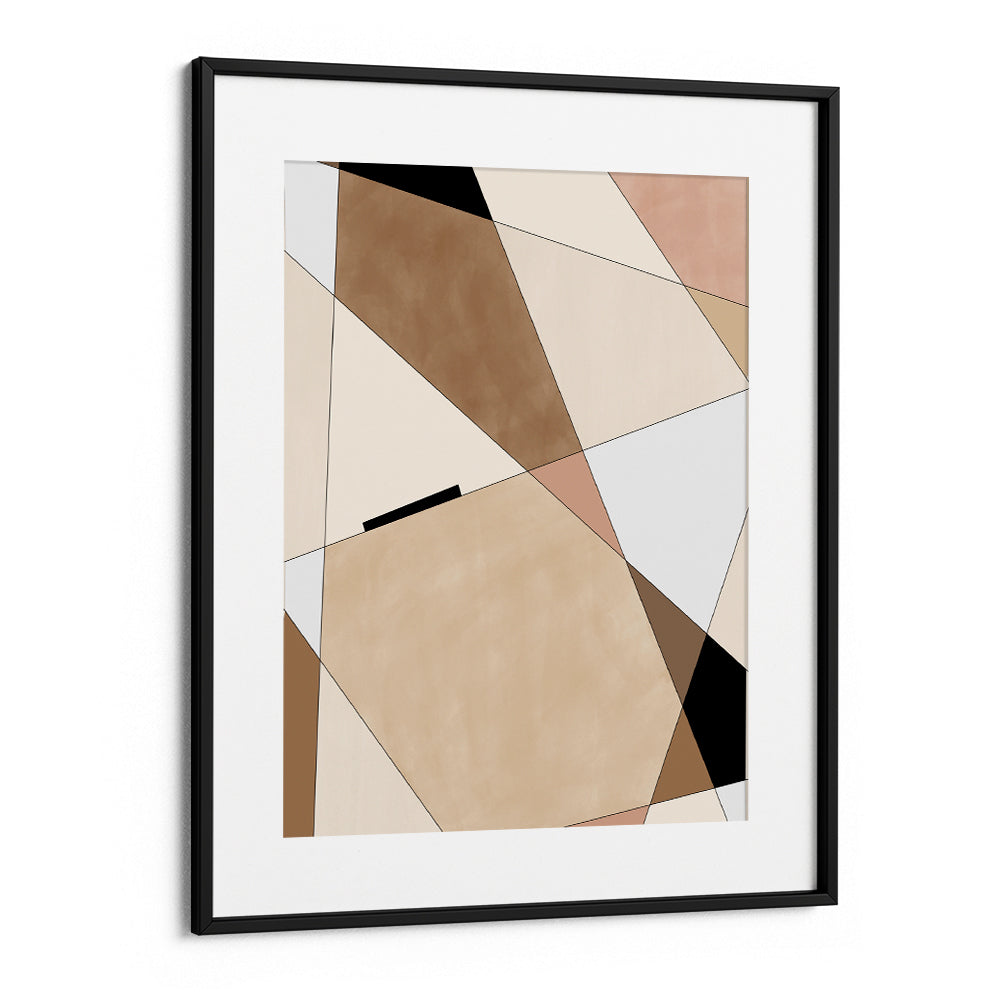 Beige Angles – Minimalist Geometric Wall Art Print - XS / Matte Paper / Rolled Art - Nook At You