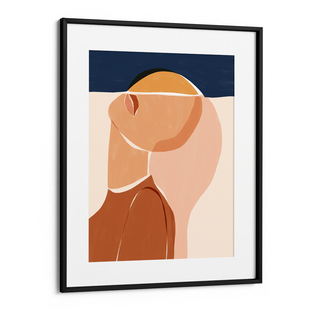 Half Face Half Sun Canvas Painting - XS / Matte Paper / Rolled Art - Nook At You