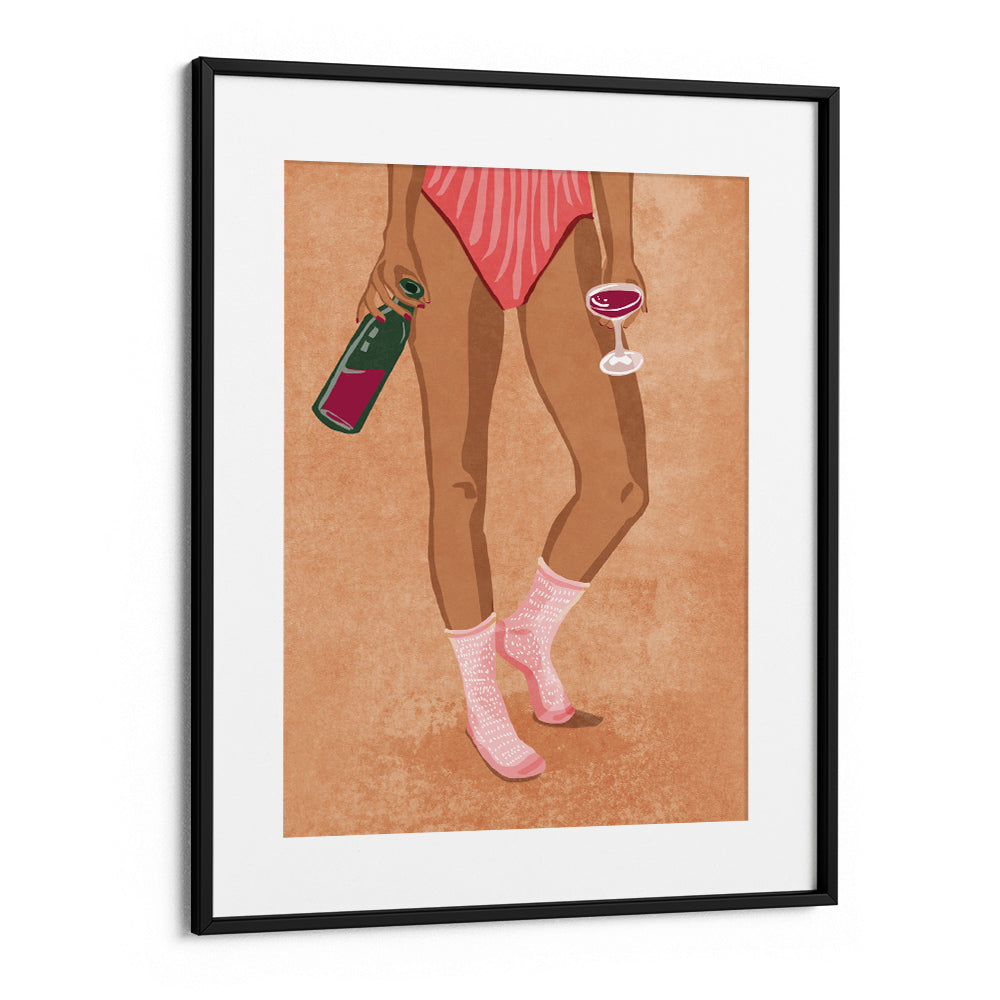 Wine and socks Wall Art Poster - XS / Matte Paper / Rolled Art - Nook At You
