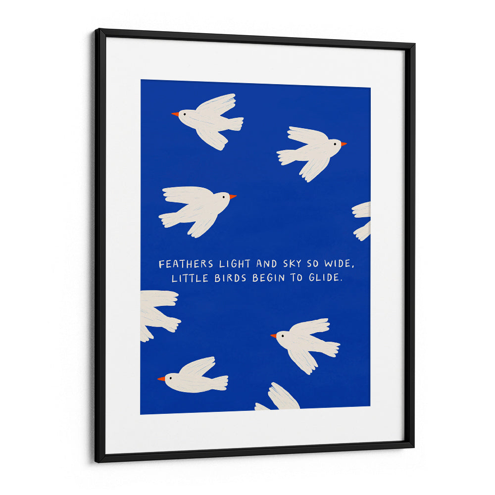 Wings in the Blue Canvas Print - XS / Matte Paper / Rolled Art - Nook At You