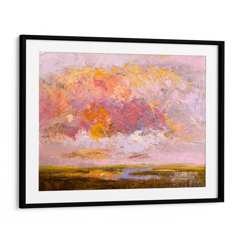 Vibrant Pink Horizon Canvas Print - XS / Matte Paper / Rolled Art - Nook At You