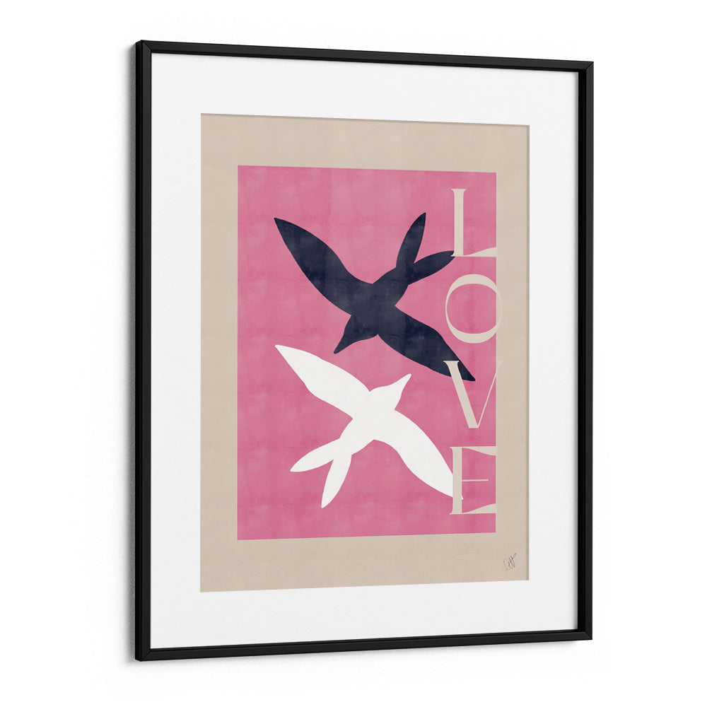 Birds in Love Art Print - XS / Matte Paper / Rolled Art - Nook At You