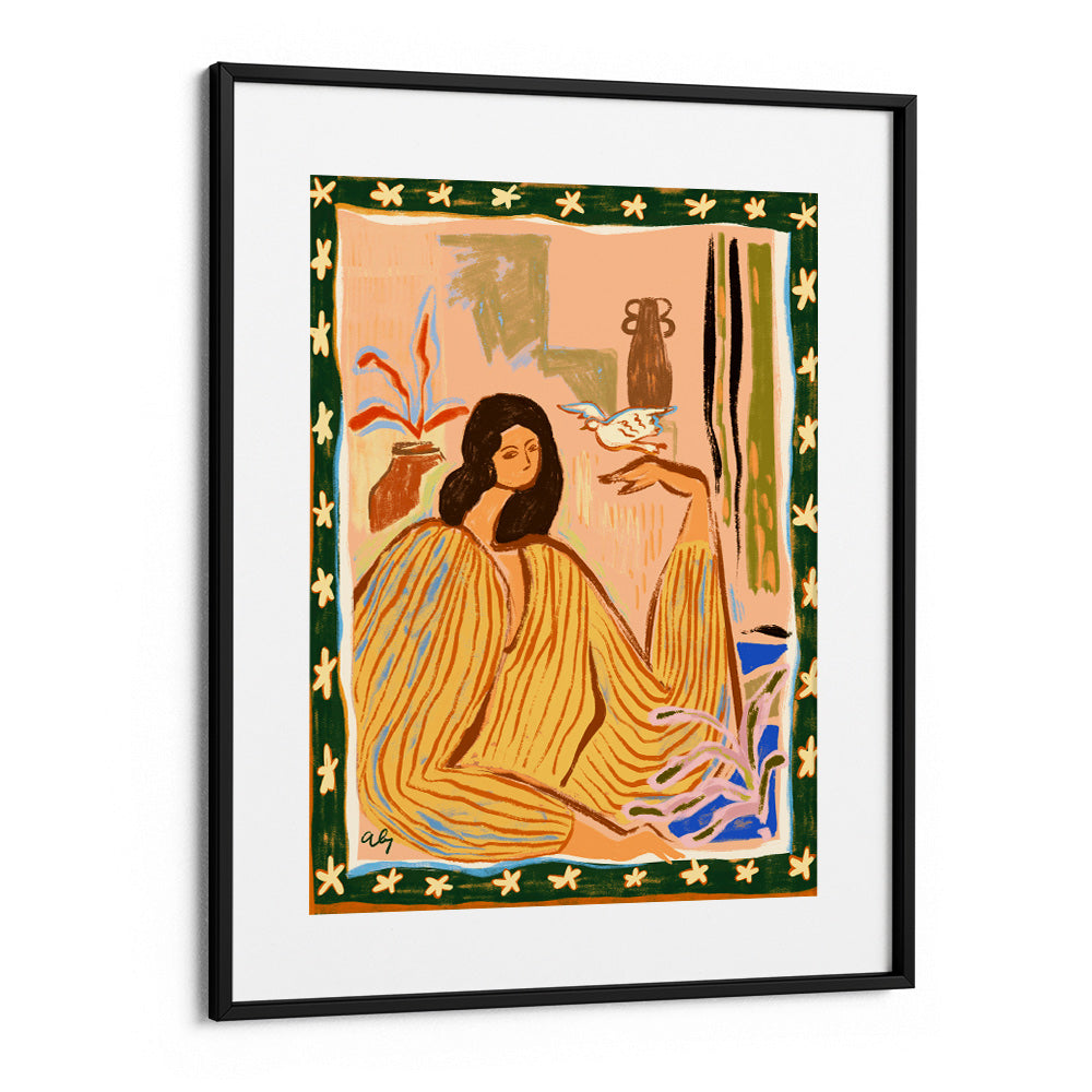 Hello Birdy Wall Art Print - XS / Matte Paper / Rolled Art - Nook At You