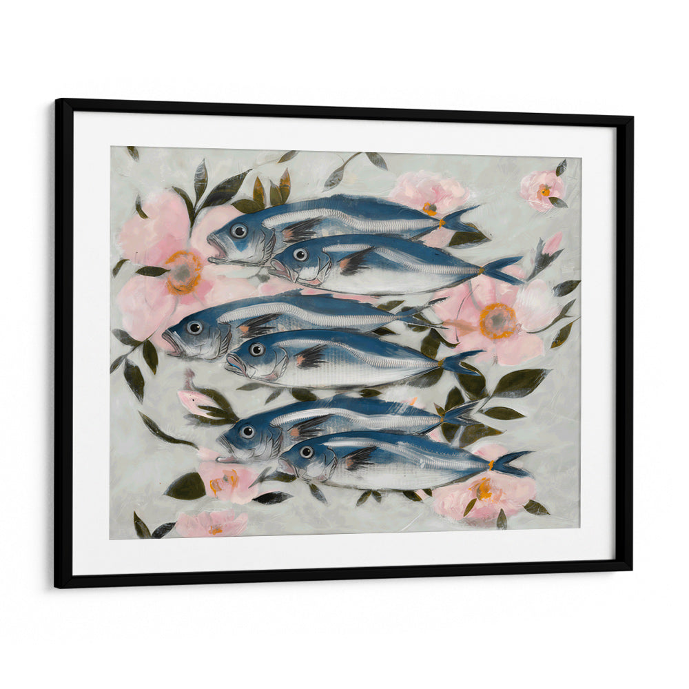 Sardines In Pink Wall Art Print - XS / Matte Paper / Rolled Art - Nook At You