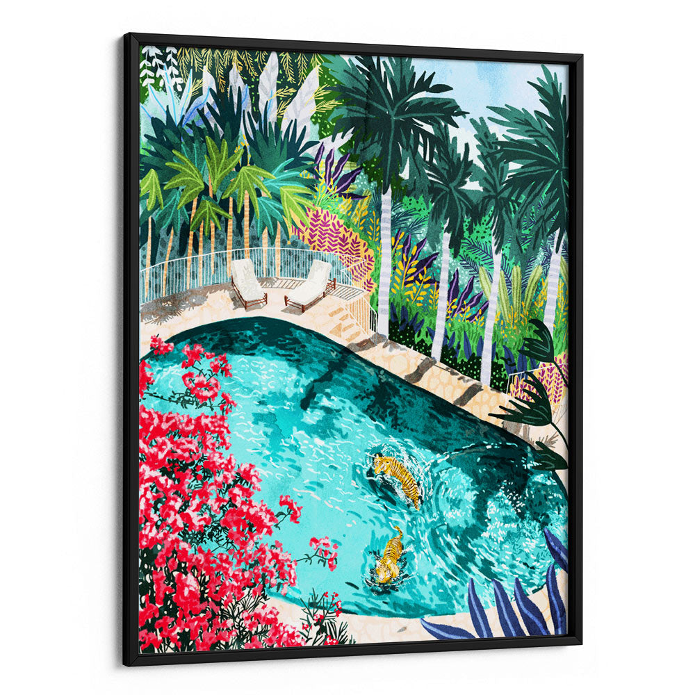 Tigers In Greece Botanical Wall Art - XS / Matte Paper / Rolled Art - Nook At You