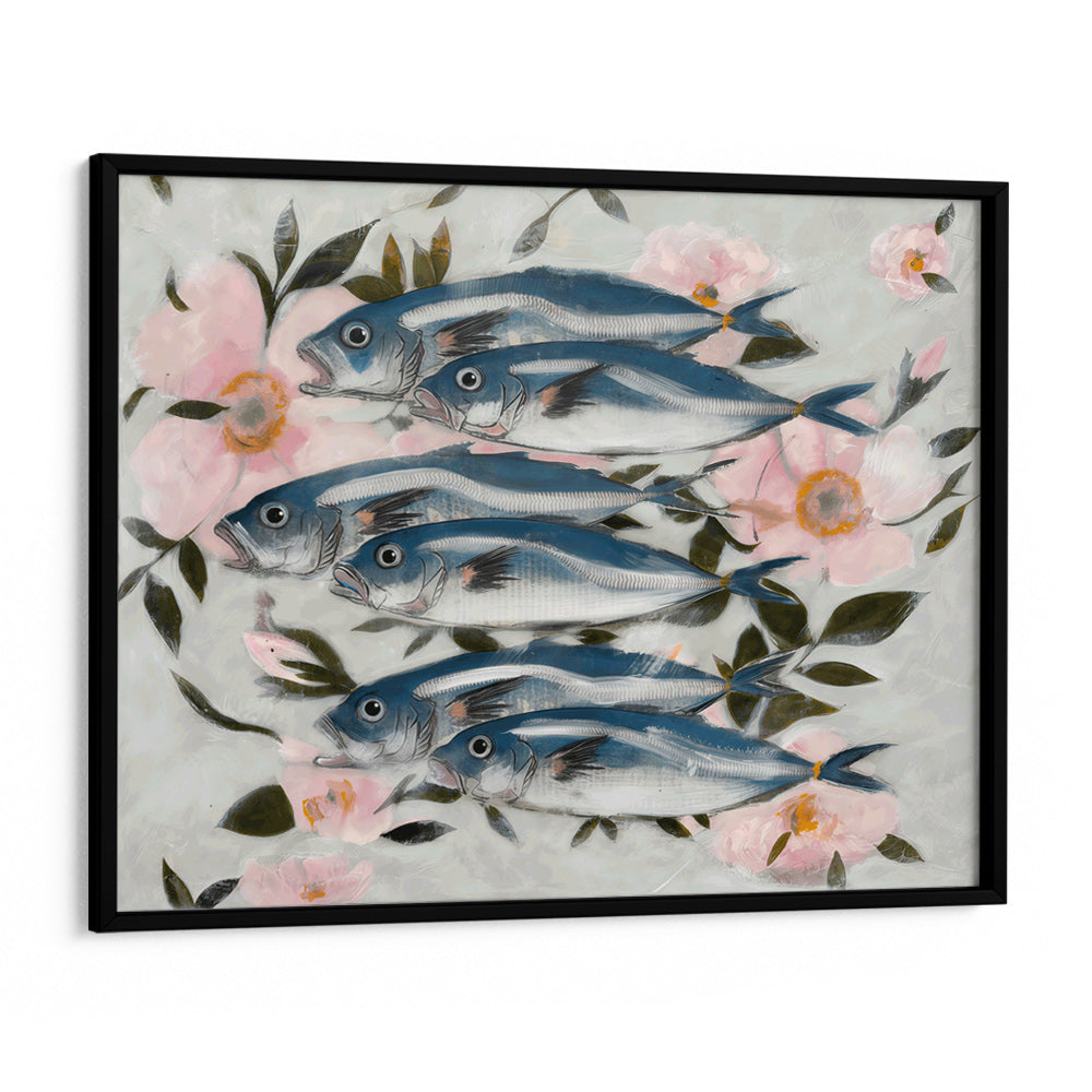 Sardines In Pink Wall Art Print - XS / Matte Paper / Rolled Art - Nook At You