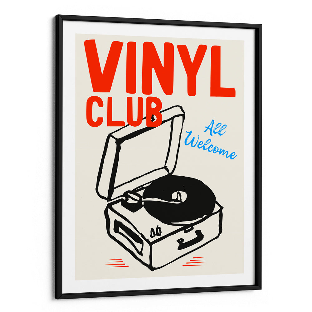 Vinyl Club Wall Art - XS / Matte Paper / Rolled Art - Nook At You