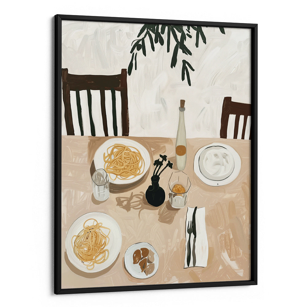 Pasta for Two Art Print - XS / Matte Paper / Rolled Art - Nook At You