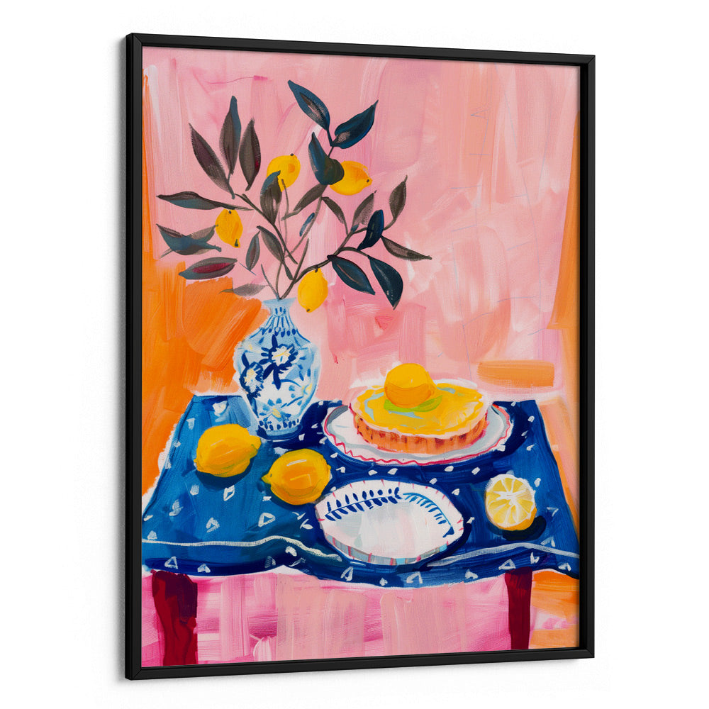 Fruit & Form Pink Canvas Painting - XS / Matte Paper / Rolled Art - Nook At You
