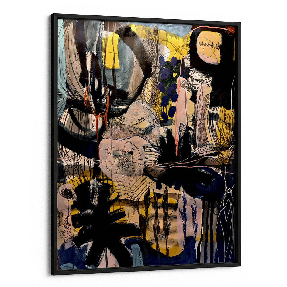 Chaotic Harmony Abstract Painting - XS / Matte Paper / Rolled Art - Nook At You